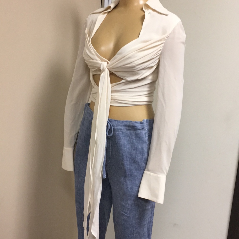 Versace vintage silk blouse